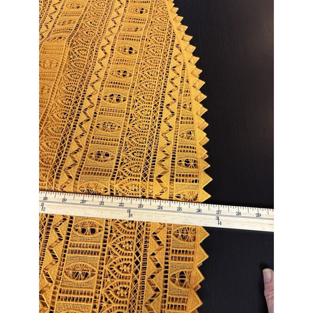 Dress the Population Brenna Midi Cocktail Dress Honey Yellow Gold Size Medium - Picture 9 of 15